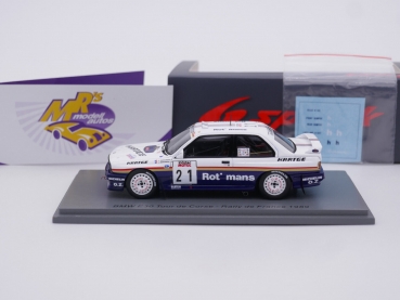 Preview: Spark S8485 # BMW E30 Nr.21 Tour de Corse Rally de France 1989 " Patrick Bernardini " 1:43