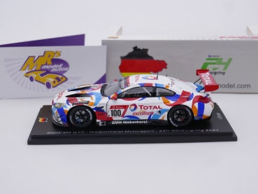 Preview: Spark SG773 # BMW M6 GT3 Nr.100 24h Nürburgring 2021 " Walkenhorst Total " 1:43