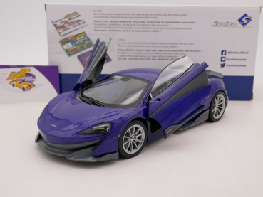 Preview: Solido S1804502 # McLaren 600LT Coupe Baujahr 2018 " lilametallic " 1:18