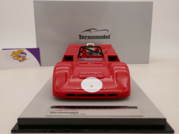 Preview: Tecnomodel TM18-225A # Ferrari 712 Can Am Press Version Bj. 1971 " ferrarirot " 1:18