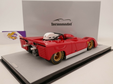 Preview: Tecnomodel TM18-225A # Ferrari 712 Can Am Press Version Bj. 1971 " ferrarirot " 1:18