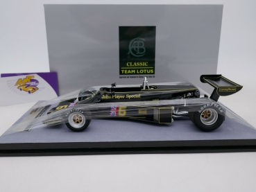 Preview: Tecnomodel TM18-175D # Lotus 77 F1 No. 6 Brazil GP 1976 " Mario Andretti " 1:18