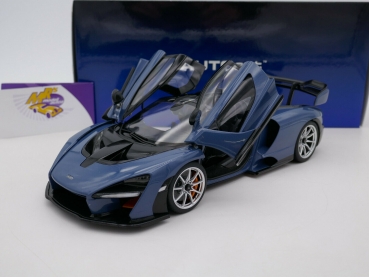 Preview: AUTOart 76077 # McLaren SENNA Sportwagen Baujahr 2018 " victory-grey " 1:18