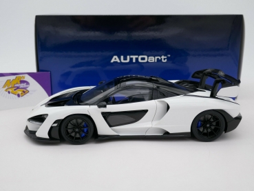 Preview: AUTOart 76075 # McLaren SENNA Sportwagen Baujahr 2018 " Pure-White " 1:18