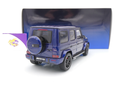 Preview: AUTOart 76359 # Mercedes-AMG G63 G-Klasse Baujahr 2019 " brilliantblaumetallic " 1:18