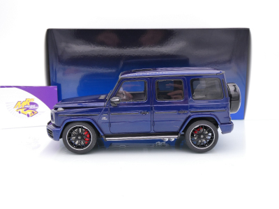 Preview: AUTOart 76359 # Mercedes-AMG G63 G-Klasse Baujahr 2019 " brilliantblaumetallic " 1:18