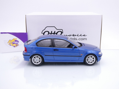 Preview: Ottomobile OT462 # BMW E46 318TI Compact Baujahr 2002 " blaumetallic " 1:18