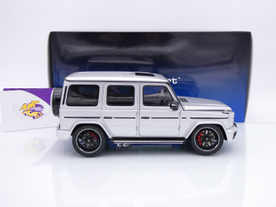 Preview: AUTOart 76358 # Mercedes-AMG G63 G-Klasse Baujahr 2019 " iridumsilbermetallic " 1:18