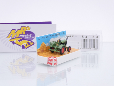 Preview: Busch 54153 # Fendt F15 Dieselross Traktor " grasgrün-gelb " 1:87