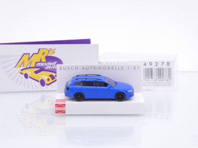 Preview: Busch 49278 # Audi A4 Avant Facelift Tuning " helllblau " 1:87