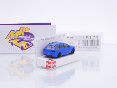 Preview: Busch 49278 # Audi A4 Avant Facelift Tuning " helllblau " 1:87