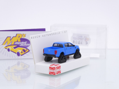 Preview: Busch 52849 # Ford Ranger Pick-Up mit Raupenantrieb Baujahr 2012 " hellblau " 1:87