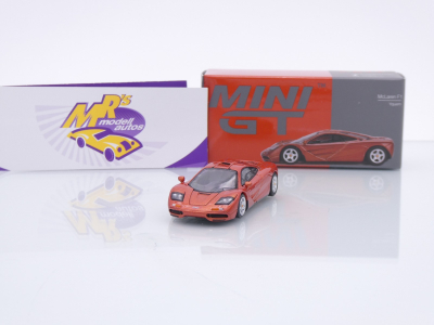 TSM MINI GT MGT00817-L # McLaren F1 1993 LHD " Yquem / orangemetallic " 1:64