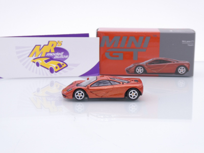 Preview: TSM MINI GT MGT00817-L # McLaren F1 1993 LHD " Yquem / orangemetallic " 1:64