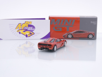 Preview: TSM MINI GT MGT00817-L # McLaren F1 1993 LHD " Yquem / orangemetallic " 1:64