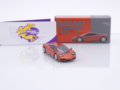 Preview: TSM MINI GT MGT00817-L # McLaren F1 1993 LHD " Yquem / orangemetallic " 1:64
