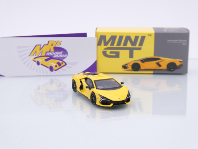 Preview: TSM MINI GT MGT00886-L # Lamborghini Revuelto 2024 LHD " Giallo / gelb " 1:64