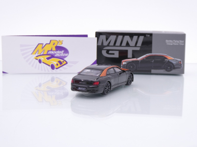 Preview: TSM MINI GT MGT00991-L # Bentley Flying Spur 2024 LHD " Orange Flame Onyx " 1:64