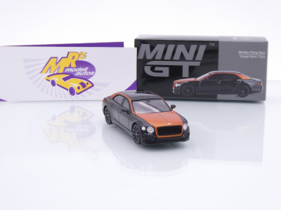 Preview: TSM MINI GT MGT00991-L # Bentley Flying Spur 2024 LHD " Orange Flame Onyx " 1:64