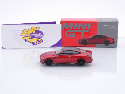 Preview: TSM MINI GT MGT00811-L # BMW M4 G82 Competition 2024 LHD " Sahkir Orange " 1:64