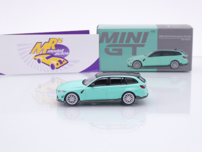 Preview: TSM MINI GT MGT00897-L # BMW M3 G81 Touring 2022 LHD " Mintgrün " 1:64