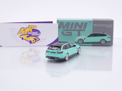 Preview: TSM MINI GT MGT00897-L # BMW M3 G81 Touring 2022 LHD " Mintgrün " 1:64