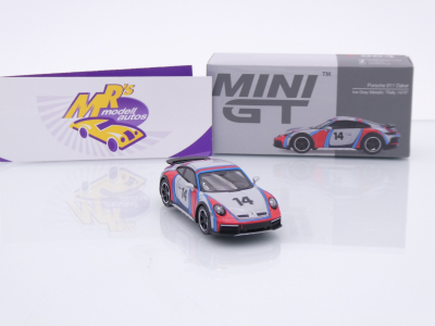 Preview: TSM MINI GT MGT00964-L # Porsche 911 992 Dakar 2024 LHD " Martini Tribute " 1:64