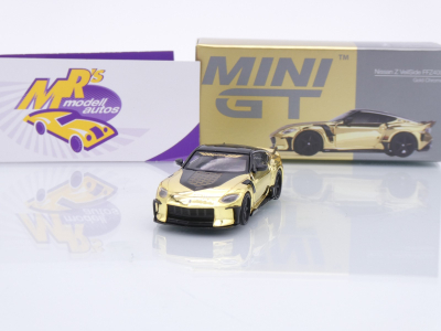 TSM MINI GT MGT00985-L # Nissan Z 400 Veilside FFZ400 LHD " Gold Chrome " 1:64