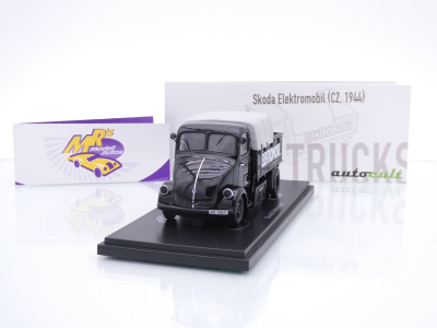 AutoCult 11020 # Skoda Elektromobil LKW Baujahr 1944 " schwarz " 1:43