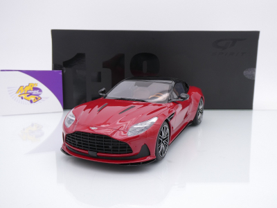 GT Spirit GT936 # Aston Martin DB12 Coupe Baujahr 2023 " rotmetallic " 1:18