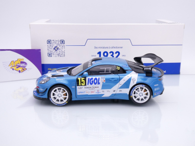 Preview: Solido S1801631 # Alpine A110 GT Rallye Mont Blanc 2024 " Astier Giraudet " 1:18