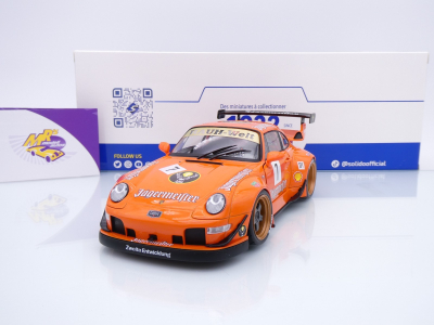 Solido S1808506 # Porsche 911 (993) RWB Rauh-Welt Baujahr 2020 " Jägermeister " 1:18