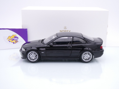 Preview: Norev 183017 # BMW M3 (E46) CSL Coupe Baujahr 2003 " saphierschwarz " 1:18