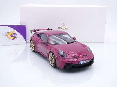 Norev 187381 # Porsche 911 (992) GT3 Baujahr 2021 " Sternrubin Neo " 1:18