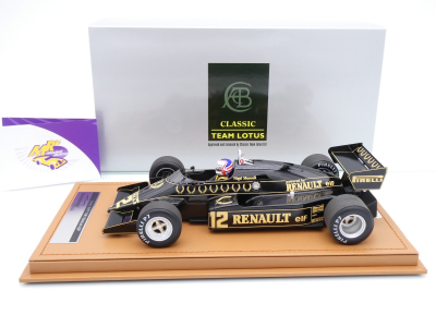 Preview: Tecnomodel TM18-400C # Lotus 94T F1 #12 British GP 1983 " Nigel Mansell " mit Figur 1:18