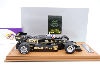 Preview: Tecnomodel TM18-400C # Lotus 94T F1 #12 British GP 1983 " Nigel Mansell " mit Figur 1:18