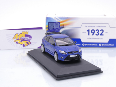 Preview: Solido S4314902 # Ford Focus RS MKII Baujahr 2010 " indianapolisblaumetallic " 1:43