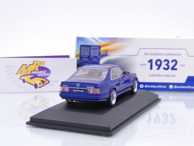 Preview: Solido S4310907 # Mercedes-Benz 560 SEC AMG Baujahr 1985 " Linariteblaumetallic " 1:43