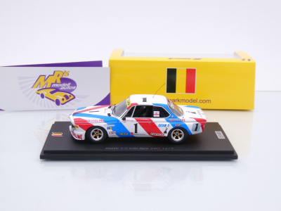 Preview: Spark SB638 # BMW 3.0 CSi #1 24h Spa 1975 " Luigi Racing / Peltier  Demol " 1:43