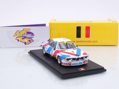 Preview: Spark SB638 # BMW 3.0 CSi #1 24h Spa 1975 " Luigi Racing / Peltier  Demol " 1:43
