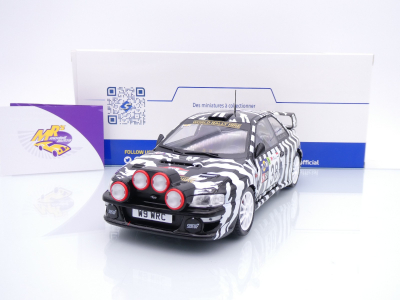 Solido S1807409 # Subaru Impreza S5 WRC TAP Rallye Partugal 2001 " Zebra " 1:18