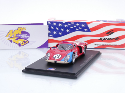 Spark US378 # Alfa Romeo T33-2 #23 24h Daytona 1968 " Andretti - Bianchi " 1:43