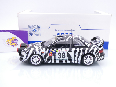 Preview: Solido S1807409 # Subaru Impreza S5 WRC TAP Rallye Partugal 2001 " Zebra " 1:18