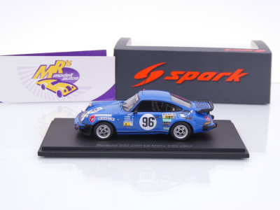 Preview: Spark S9854 # Porsche 911 930 Turbo #96 24h Le Mans 1983 " TOTAL  Lateste " 1:43