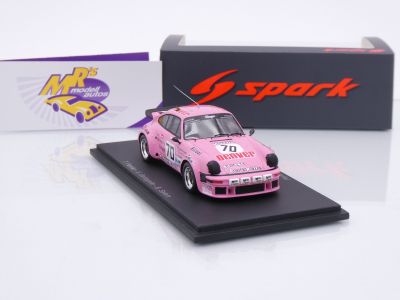 Preview: Spark S9846 # Porsche 911 934 Turbo #70 24h Le Mans 1981 " Denver Pink " 1:43