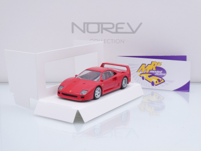 Norev 730001 # Ferrari F40 Sportwagen Baujahr 1987 " Ferrarirot " 1:43