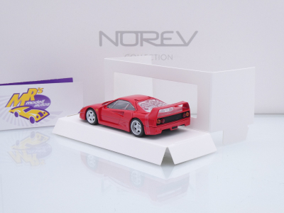 Preview: Norev 730001 # Ferrari F40 Sportwagen Baujahr 1987 " Ferrarirot " 1:43
