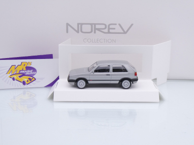 Preview: Norev 840066 # Volkswagen VW Golf II GTI G60 Baujahr 1989 " silbermetallic " 1:43