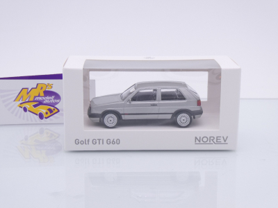 Preview: Norev 840066 # Volkswagen VW Golf II GTI G60 Baujahr 1989 " silbermetallic " 1:43