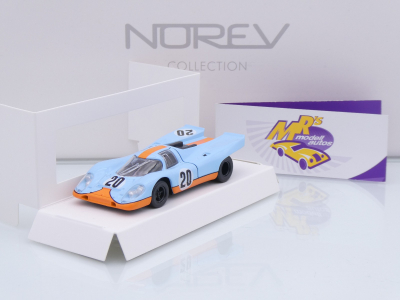 Norev 750067 # Porsche 917K #20 24h Le Mans 1970 " Siffert - Redman GULF " 1:43